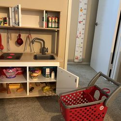 IKEA play kitchen with accessories