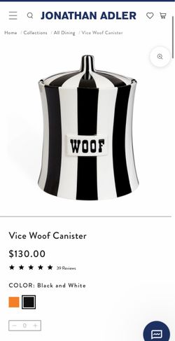 New Jonathan Adler “Woof” Canister