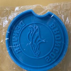 Denver Broncos car coaster resin mold