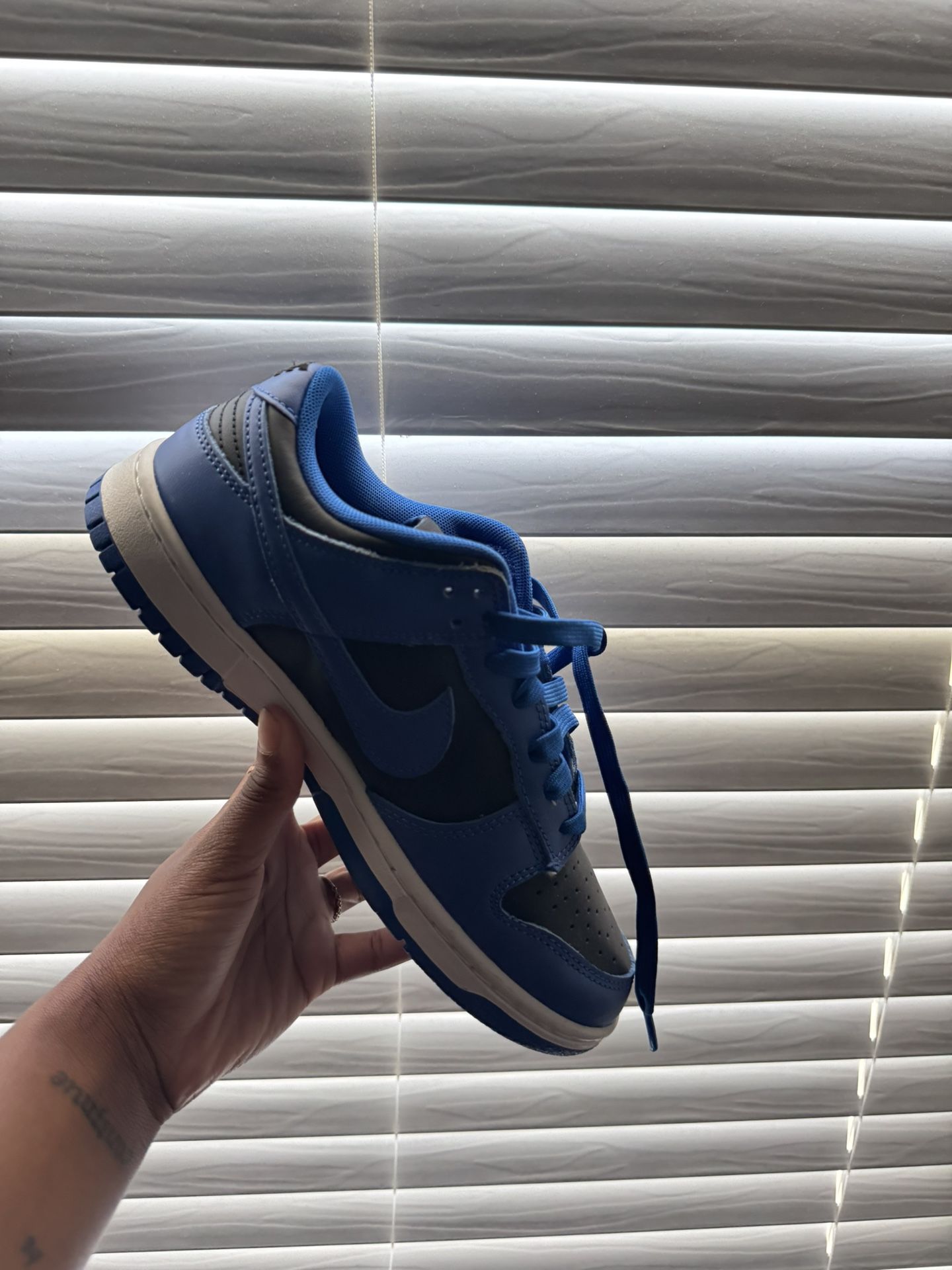Black And Blue Nike Dunks (Sz 7)