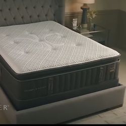 Queen Size Mattress Stearns Foster LUX ESTATE MOORE Pillow Top 14” inches Thick Firm New From Factory Delivery Same Day 
