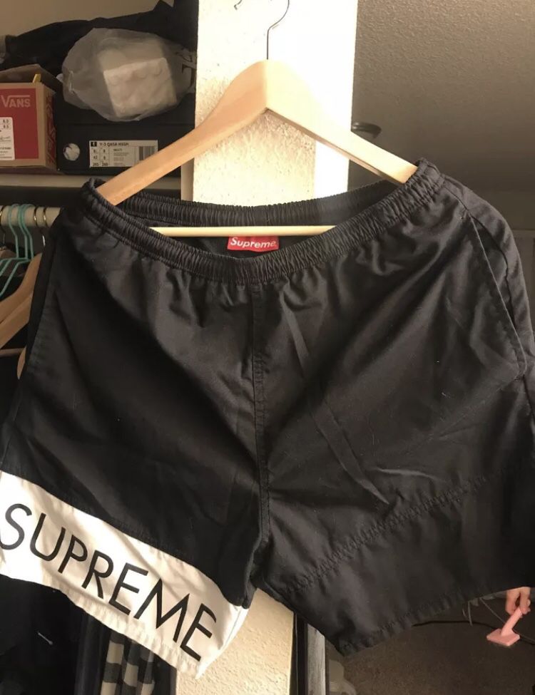Supreme SS16 Banner Logo water shorts Size S for Sale in 