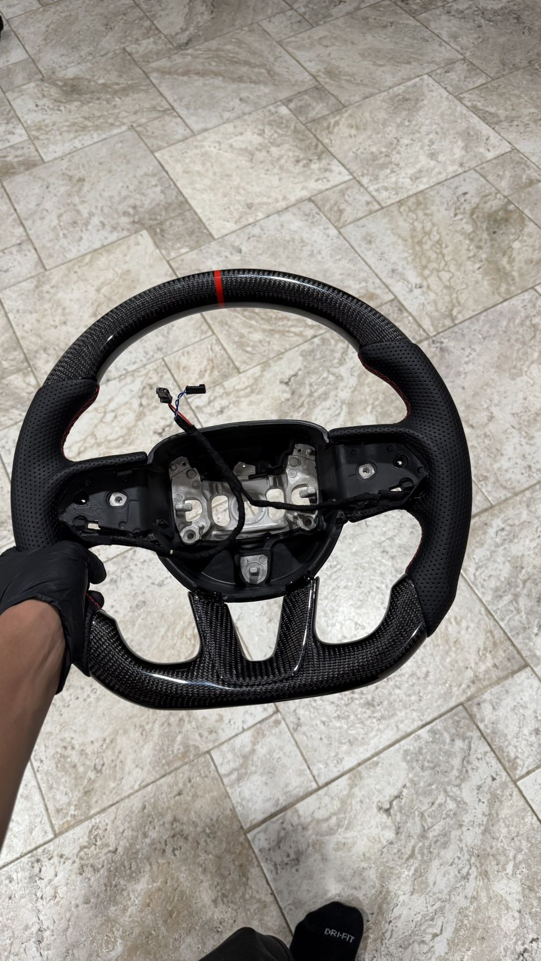 2015-2024 Dodge Carbon Fiber Steering Wheel