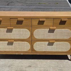 ALLEGRA 8 DRAWER DRESSER-NATURAL