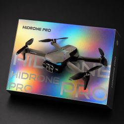 HIDRONE PRO Foldable Quadcopter Drone with Camera, Gray/Black