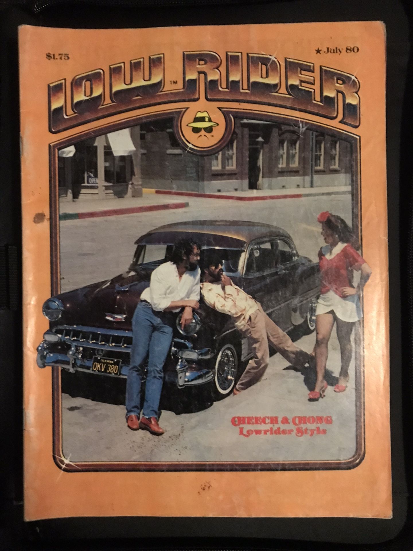 Lowrider Magazine With Cheech And Chong On The Cover