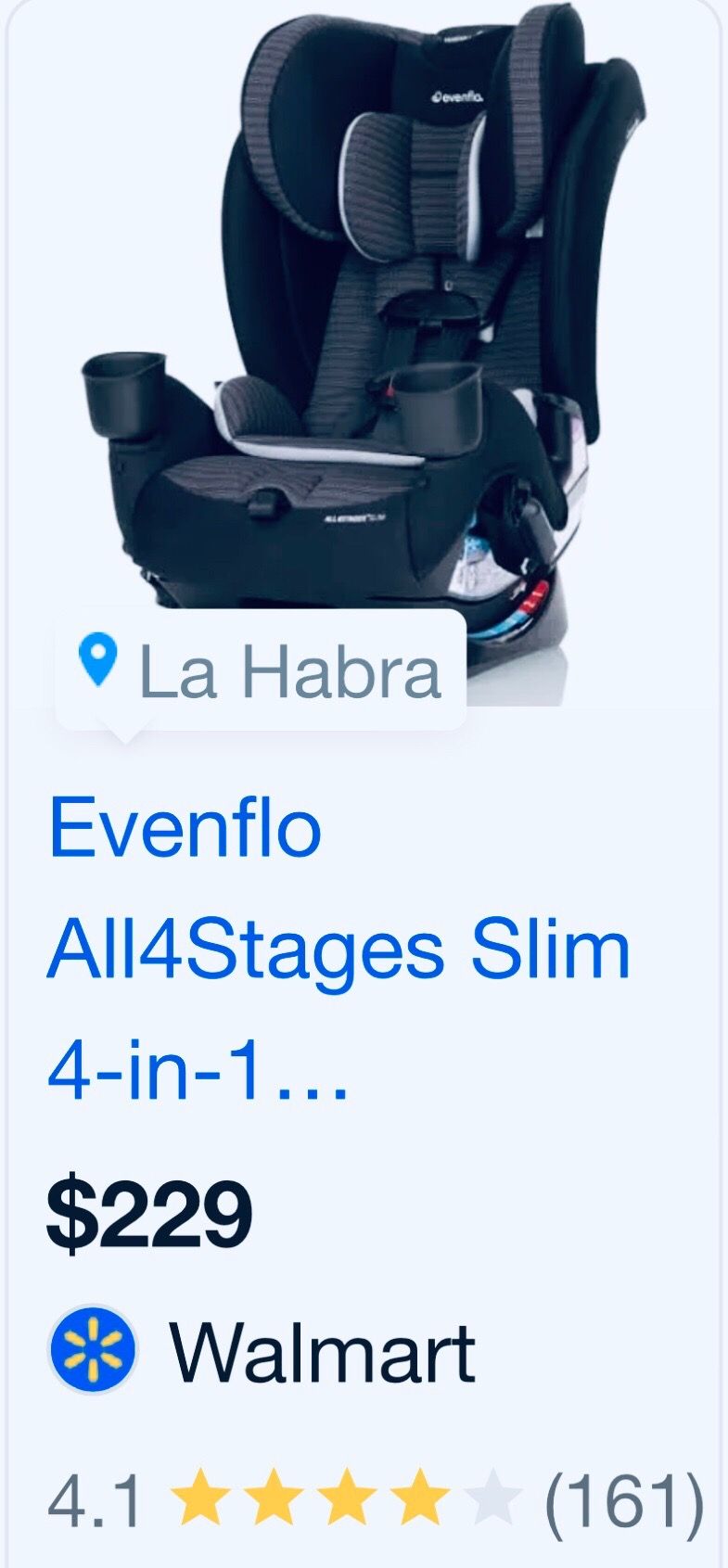 Evenflo car seat