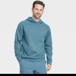 PENDING!!!Men's Heather Light Green Fleece Hoodie - All In Motion Size XXL.