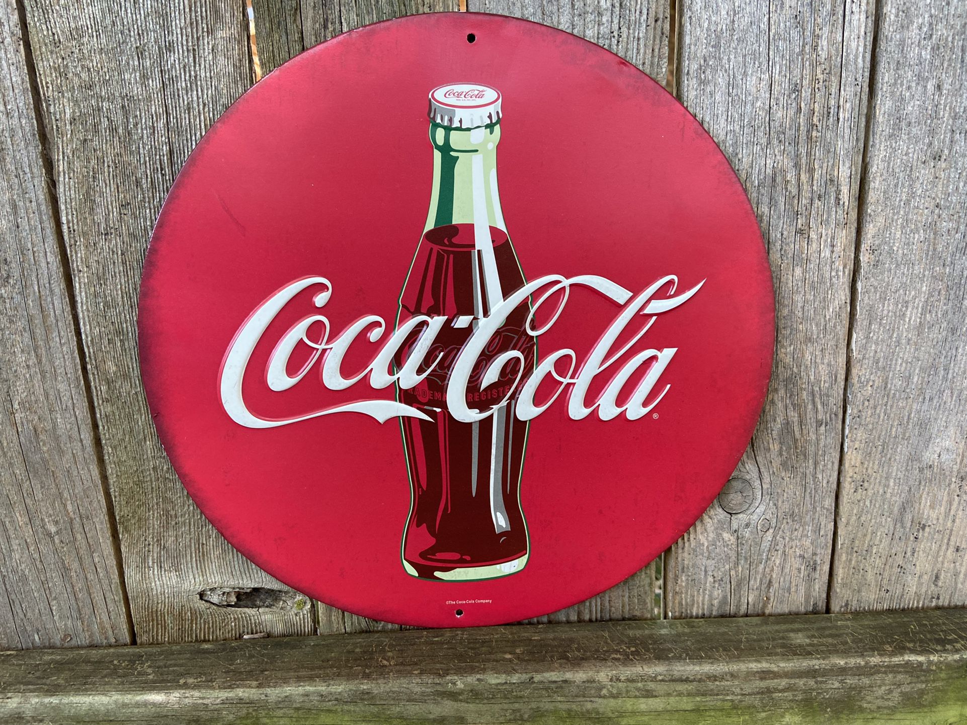 New Metal Coca Cola Sign 