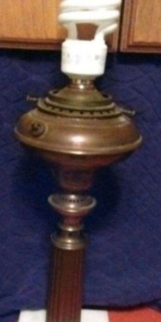 (RARE) 1849 ANTIQUE CORNELIUS & COMPANY LAMP