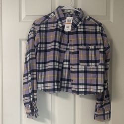 $10.00 Women shirt,Cropped, long sleeves, New