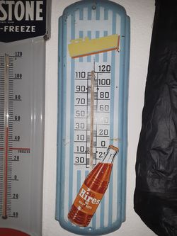 Vintage Hires Rootbeer Thermometer