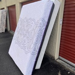 Sealy Posturepedic Opticool Queen Memory Foam Mattress Box Spring And Bed frame $150  Pick Up Only