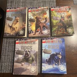 Lot Of 5 Pre Teen Chapter Books Soldier Dogs Secret Mission Guam 