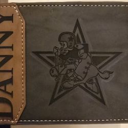 Custom Engraved leather wallets