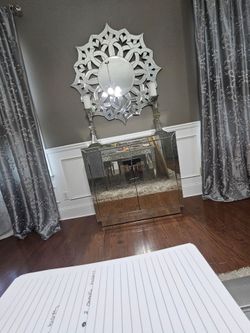 Mirrored Cabinet with Two Doors