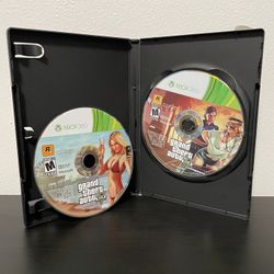 GTA V Grand Theft Auto 5 Xbox 360 Video Game Microsoft 2 Discs Rockstar 2013