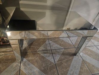 Glass coffee table