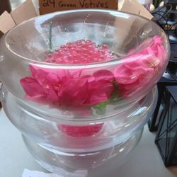 Wedding Illusion Bowls Centerpieces