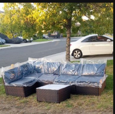 Six Piece Patio Sofa Set Brand New Patio Outdoor Furniture Brand New Patio Set 🆕✈️🚚🚛🆕