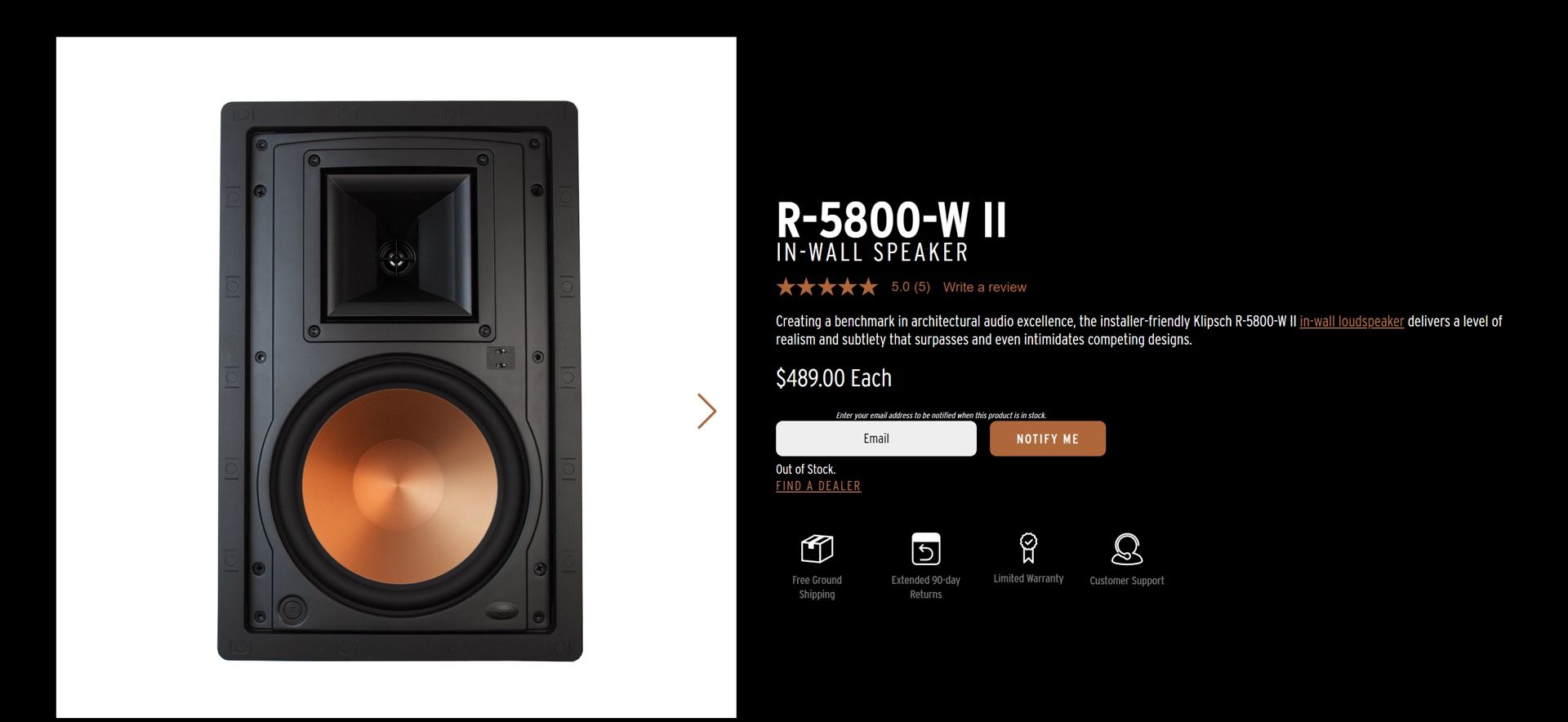 Klipsch Wall speaker