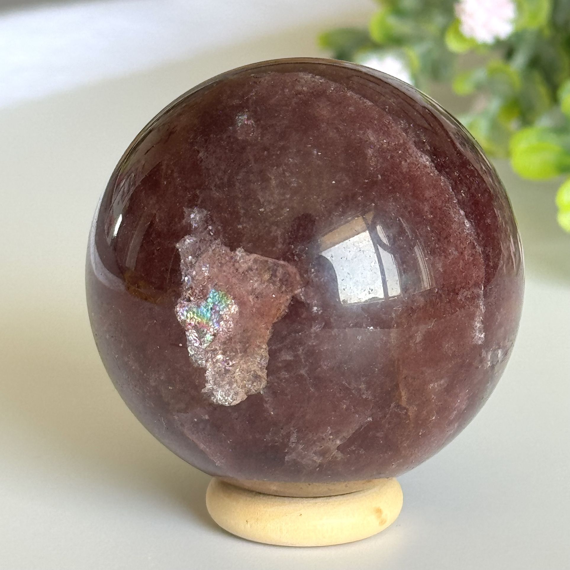 Strawberry Quartz Sphere