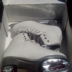 !! Women's Ice Skates Made In Italy By Ice Fly Size 7 EDEA