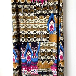 Print Maxi Skirt, Large 