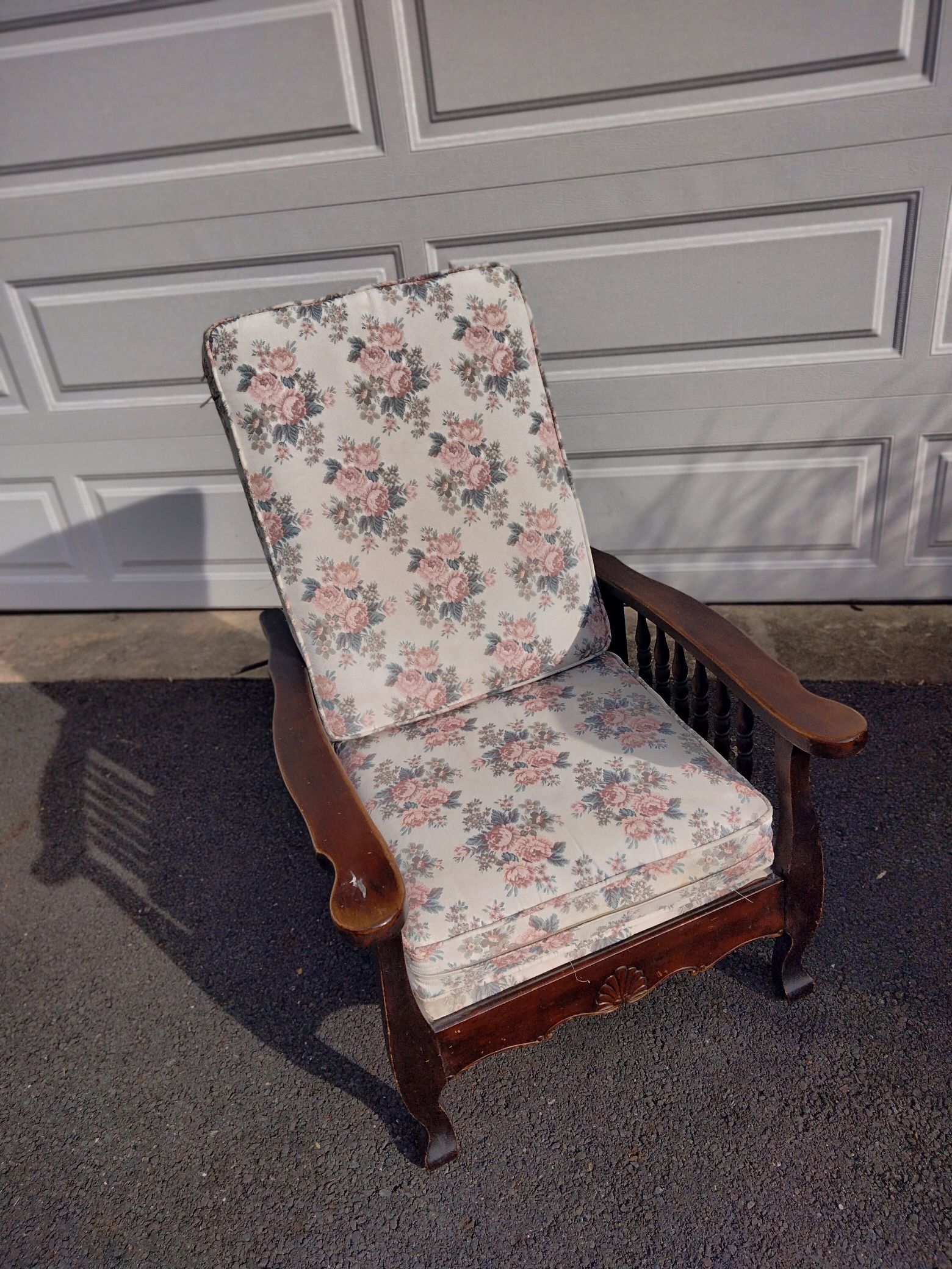Vintage Adjustable Recline Armchair