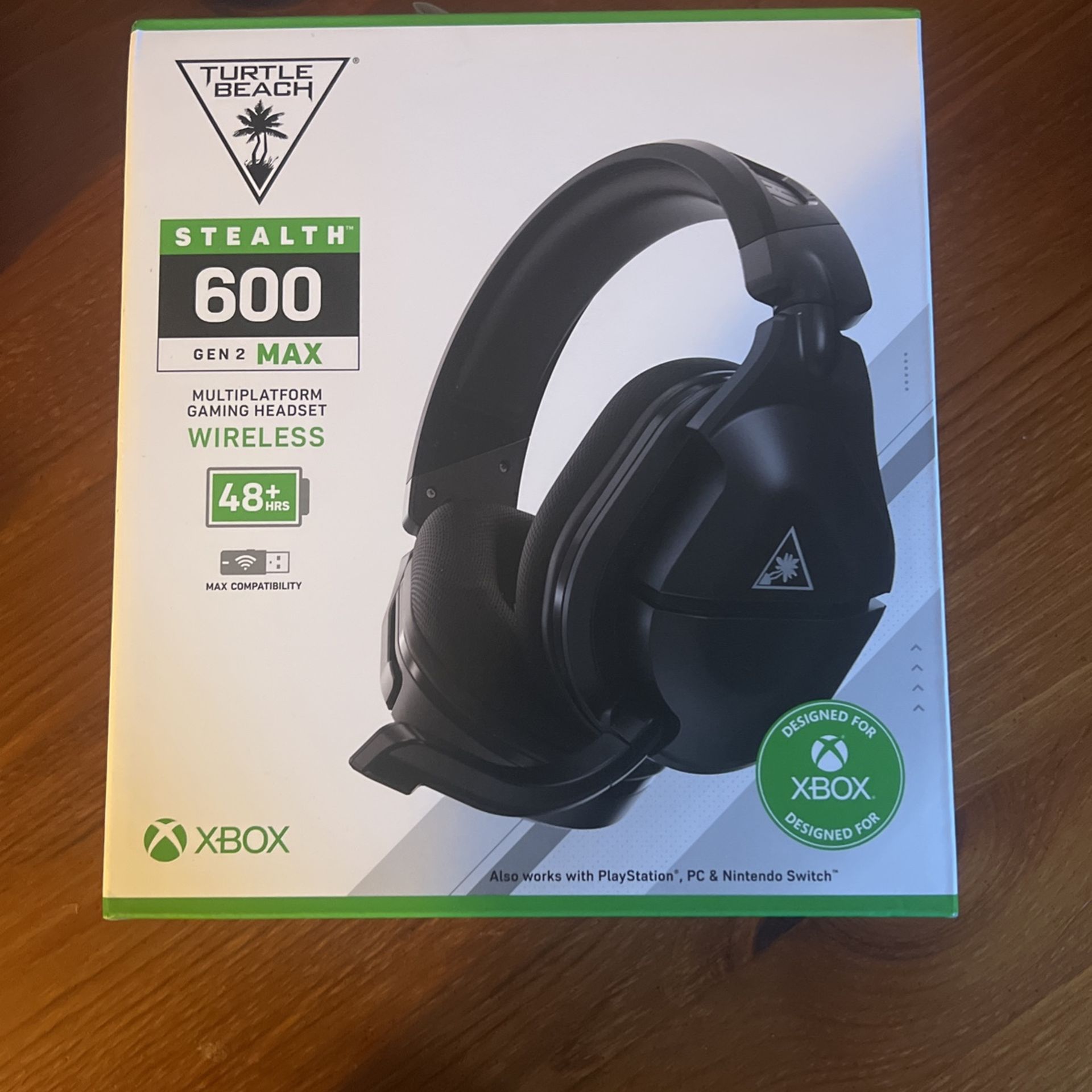 Turtle Beach Stealth 600 Gen 2 MAX Wireless Amplified Multiplatform Gaming Headset for PS5, PS4, Nintendo Switch, PC & Mac