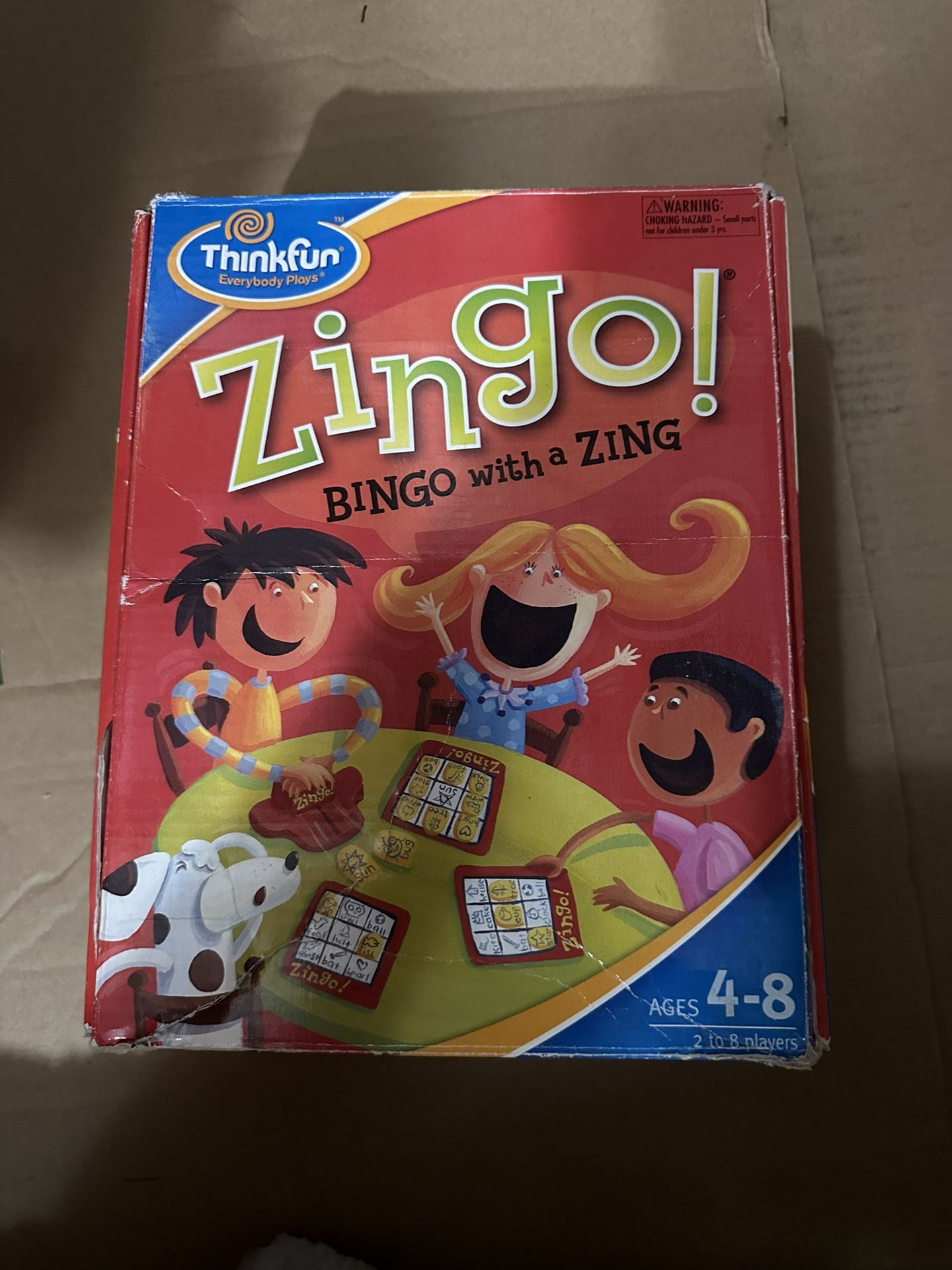 Zingo Board Game