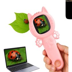 Brand: PHNIXGAM
4.4
4.4 out of 5 stars
(67)
2-in-1 Microscope Camera for Kids, Mini Handheld Microscope Supporting Multiple Viewing Angles, Outdoor Ed