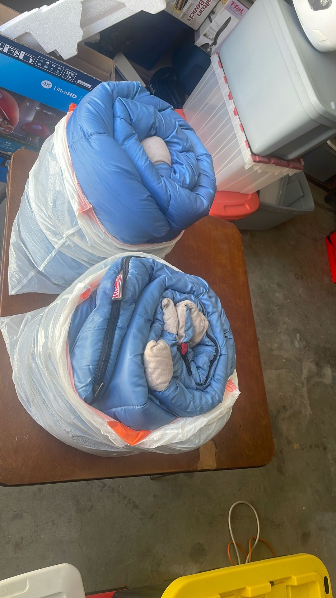 Four Sleeping Bags