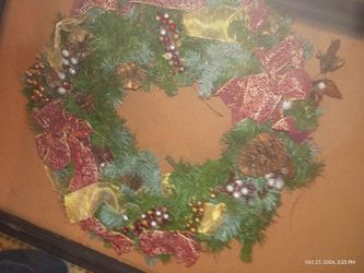 Decorated Christmas Wreath