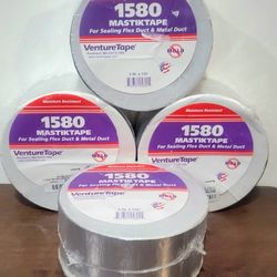 Venture Tape 3M Mastik Tape 1580, Silver, 3 in x 100 ft
