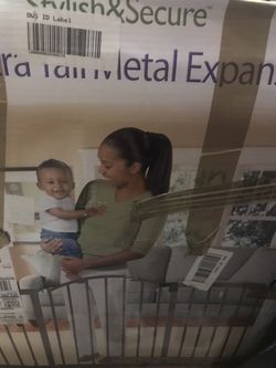 Summer Metal Expansion Gate, 6 Foot Wide Extra Tall Walk-Thru