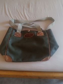 Land Rover Canvas and Leather Tote Bag
