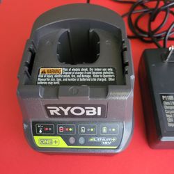 Ryobi P118 18V ONE+ Lithium Battery Charger – Tested & Working