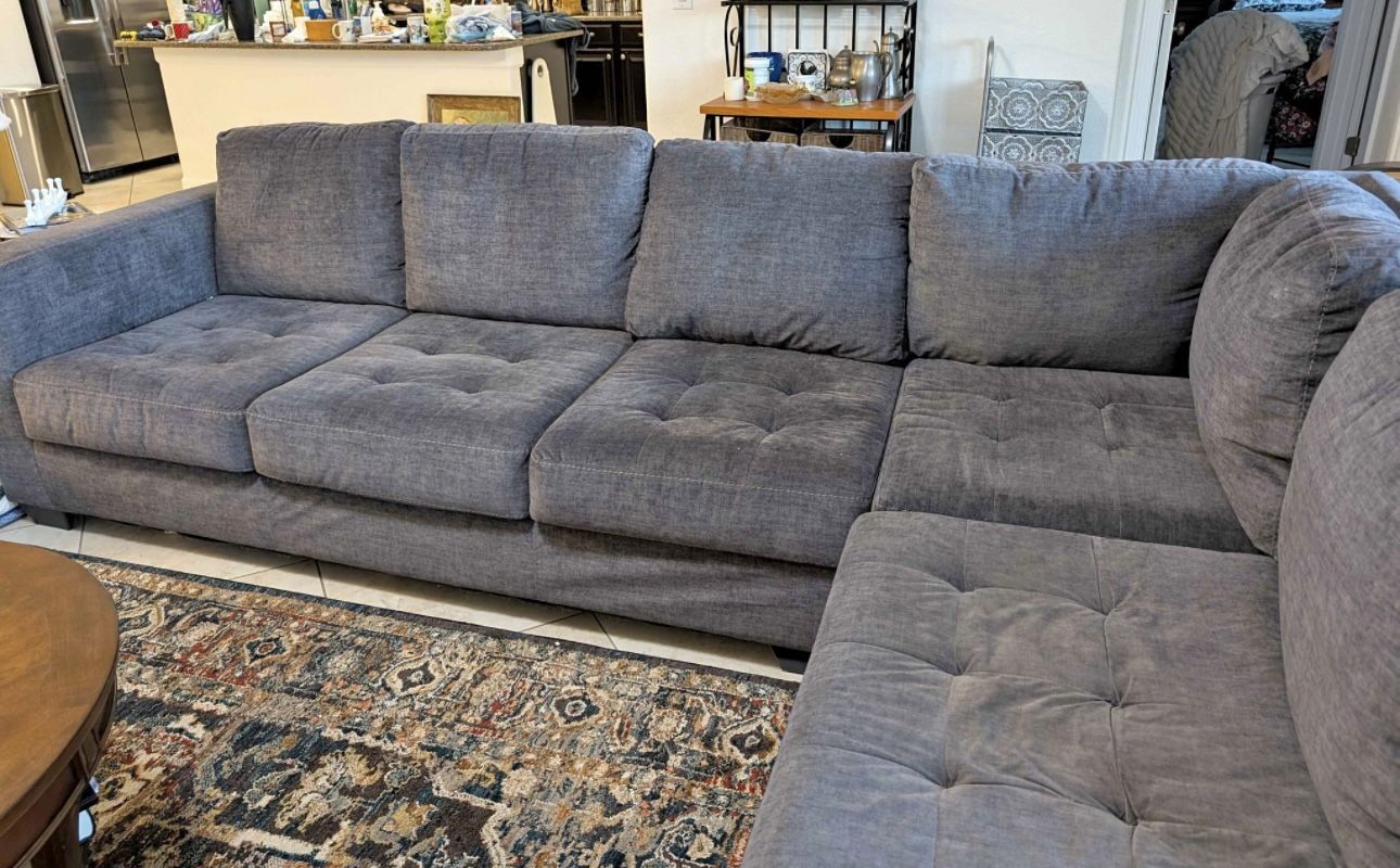 Grey Sectional Couch 