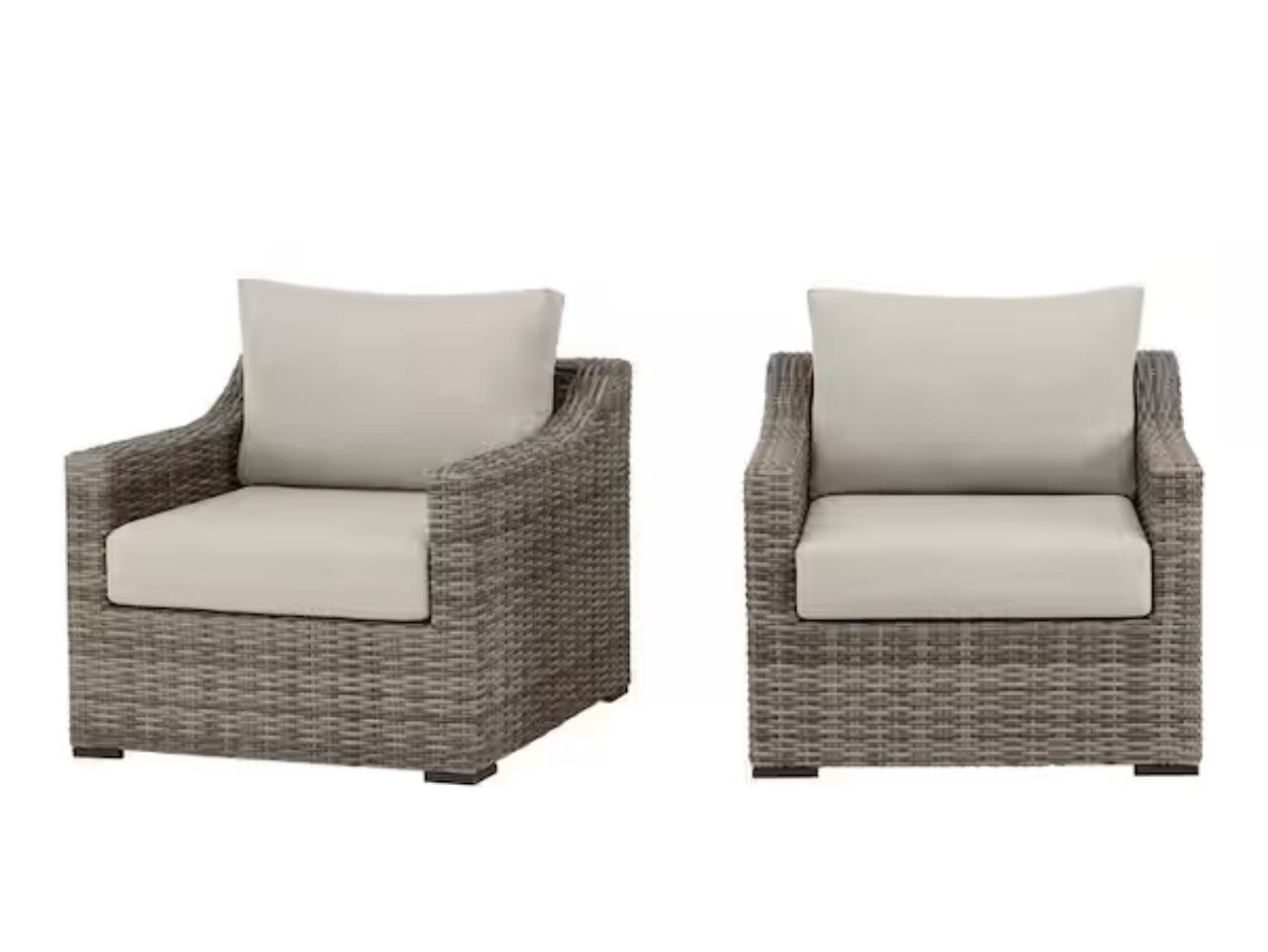 BRAND NEW - Aluminum Wicker Chairs - 2 Pk Commercial Grade (Delivery 🚚 Available)