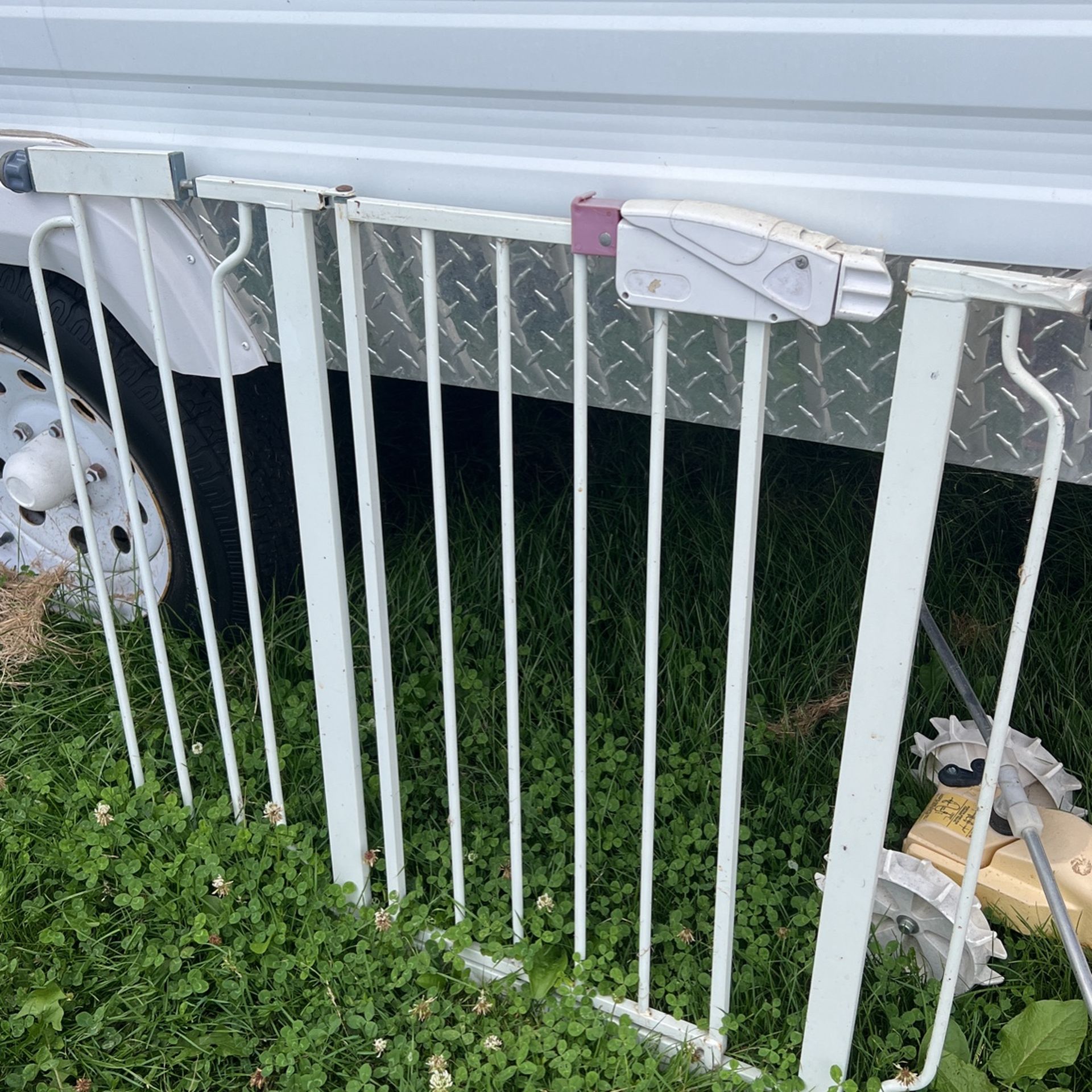 Walking Through Gate For Kids Pets And Garden 35” Inches Wide And 7” Tall 