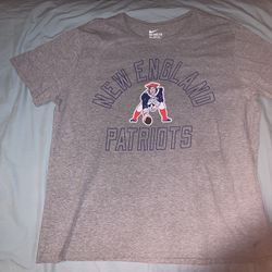 New England Patriots Silver Nike Shirt; Men’s 2XL