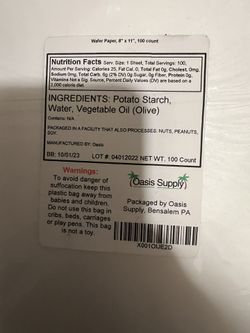 Edible Sheets