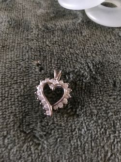 925 heart pendant sterling silver