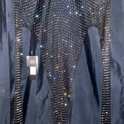 Fashion nova Bedazzled Fishnet Dress