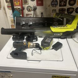 Ryobi ONE + Drill And Leafblower 