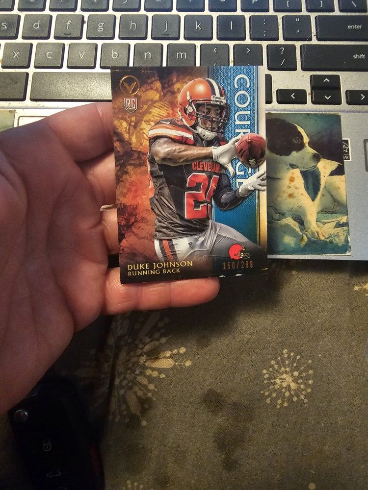Duke Johnson 150/299 Football Card