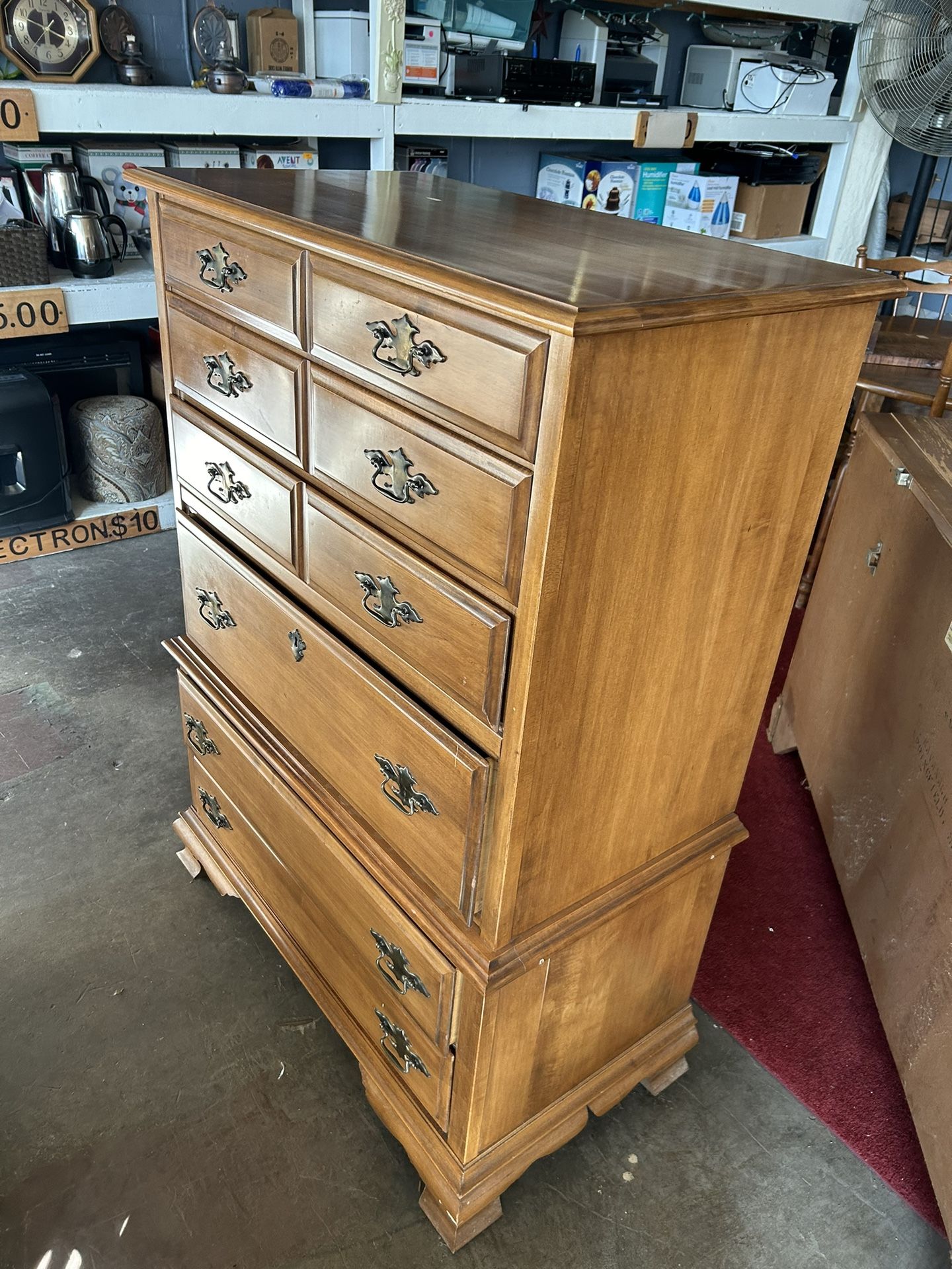 Vintage Sterling House Rock Maple Dresser