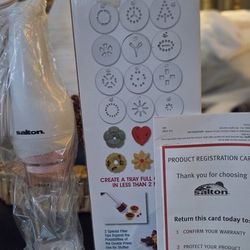 New Salton Electric Cookie Press 