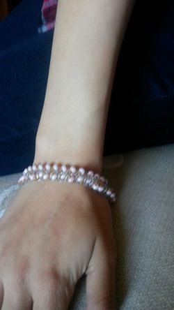 Pastel pink bracelet